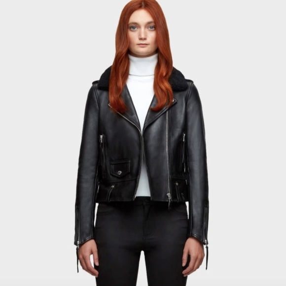 SOLD: RUDSAK MYTHOS WOMEN'S BIKER LEATHER JACKET NWOT - Picture 1 of 10